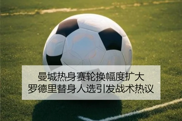 曼城热身赛轮换幅度扩大 罗德里替身人选引发战术热议 - KaiyuanGames